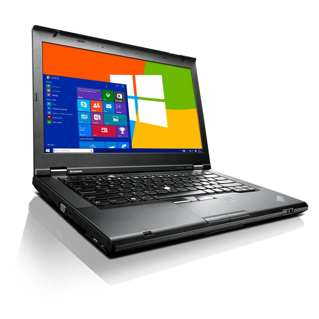 Used Lenovo ThinkPad T430 Laptop Intel i5 Dual Core Gen 3 8GB RAM 128GB SSD  Windows 10 Home 64 Bit