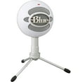 thumbnail image 1 of Pre-Owned Used Logitech for Creators Blue Snowball iCE USB Microphone for PC, Mac, Gaming, Recording, Streaming, Adjustable Desktop Stand&USB cable, Plug&PlayâOff White, 1 of 5