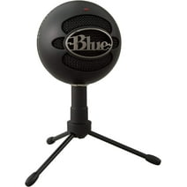 Used Logitech for Creators BlueSnowball iCE Microphone for PC and Mac with Cardioid Condenser Mic Capsule, Adjustable Desktop Stand & USB cable - Black