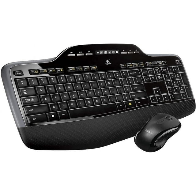 Used Logitech MK735 Wireless Keyboard and Mouse Combo, FullSize