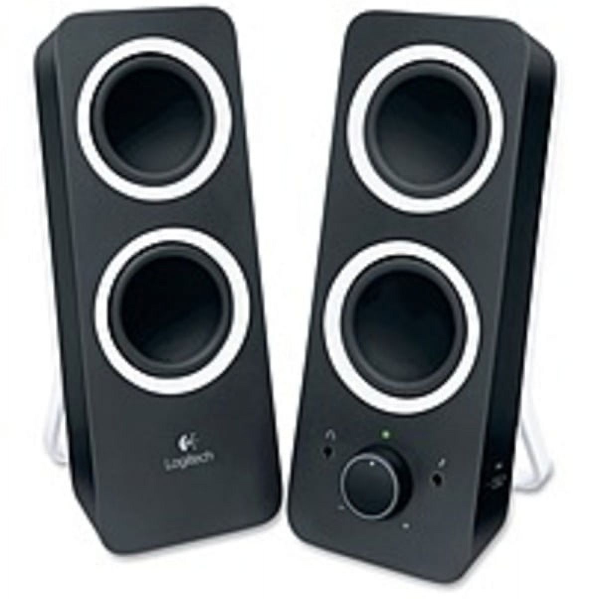 Used Logitech Z200 2.0 Speaker System - Black - LED Indicator - image 1 of 1