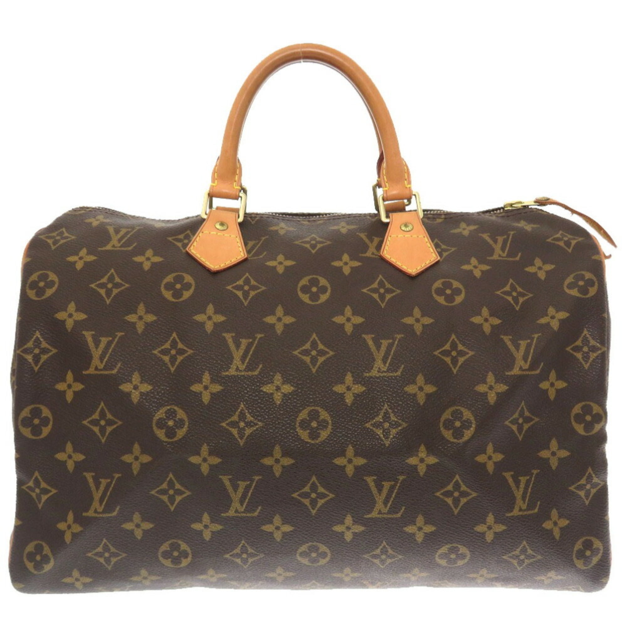 Used Louis Vuitton Monogram Speedy 35cm Top Handle Bag Authentic