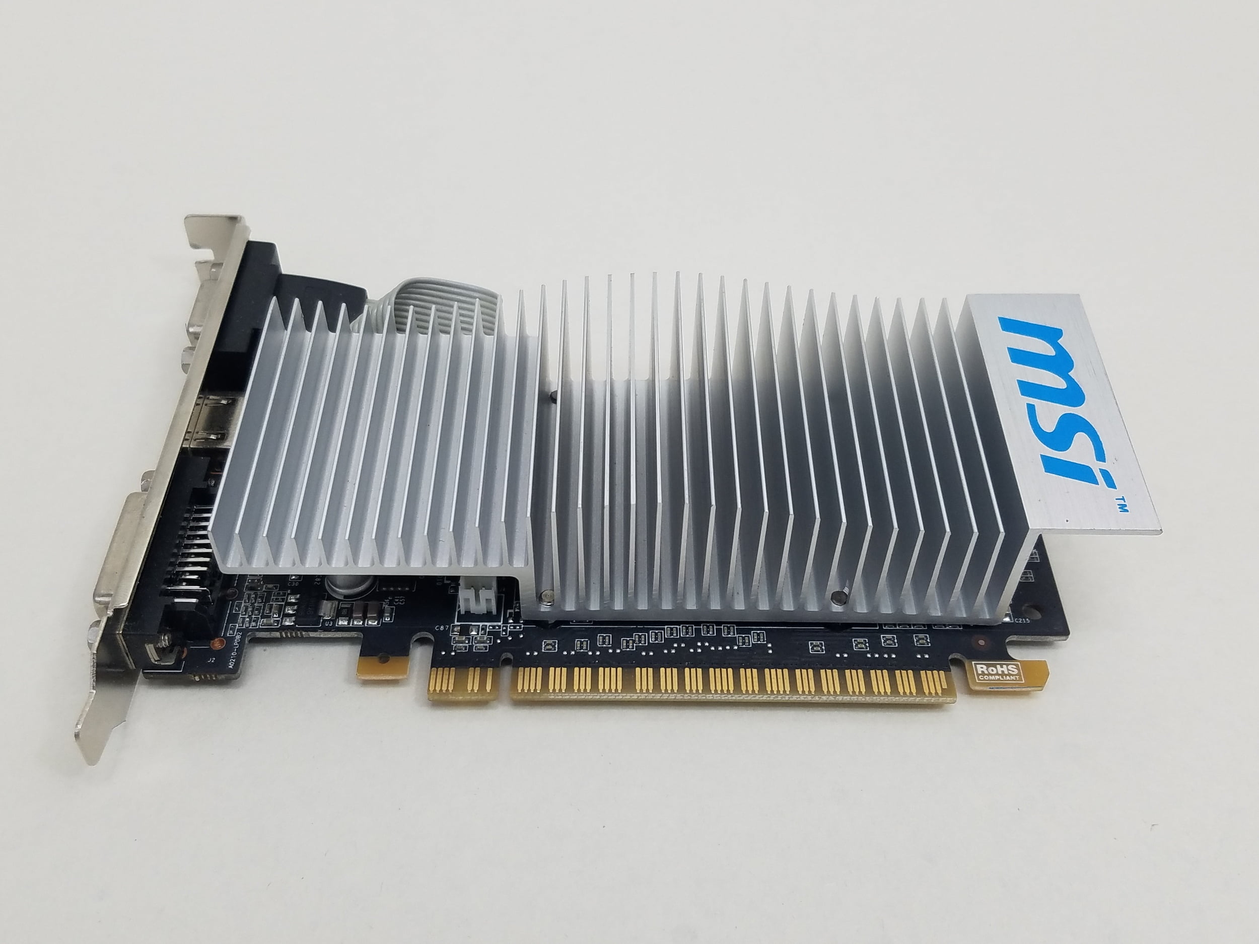 Used MSI Nvidia GeForce 210 1GB DDR3 PCI Express x16 2.0 Desktop