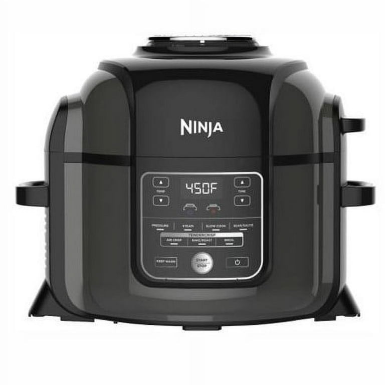 Used Ninja OP402 Foodi Deluxe 9 in 1 PressureBroilDehydrateSlow