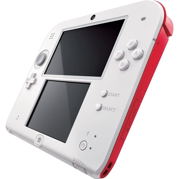 Pre-Owned Nintendo 2DS Console, Scarlet Red / White, 4 GB, 1