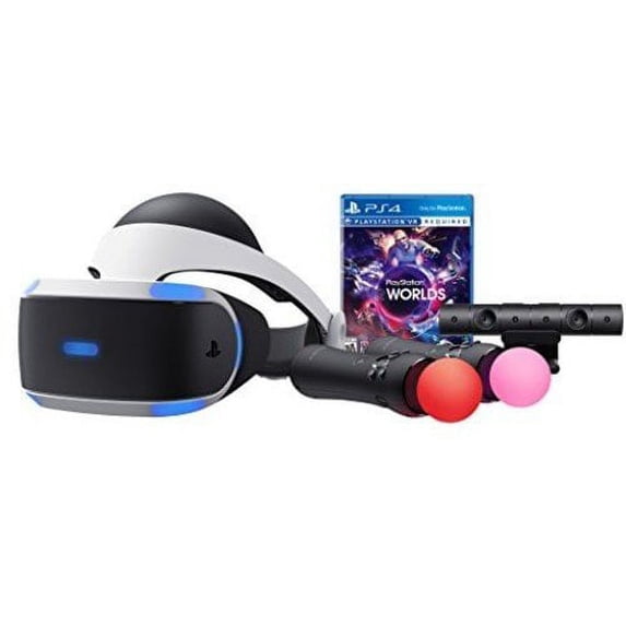 Used-Open Box Sony PlayStation VR PSVR PS4 Headset + Camera + Controllers Bundle - White