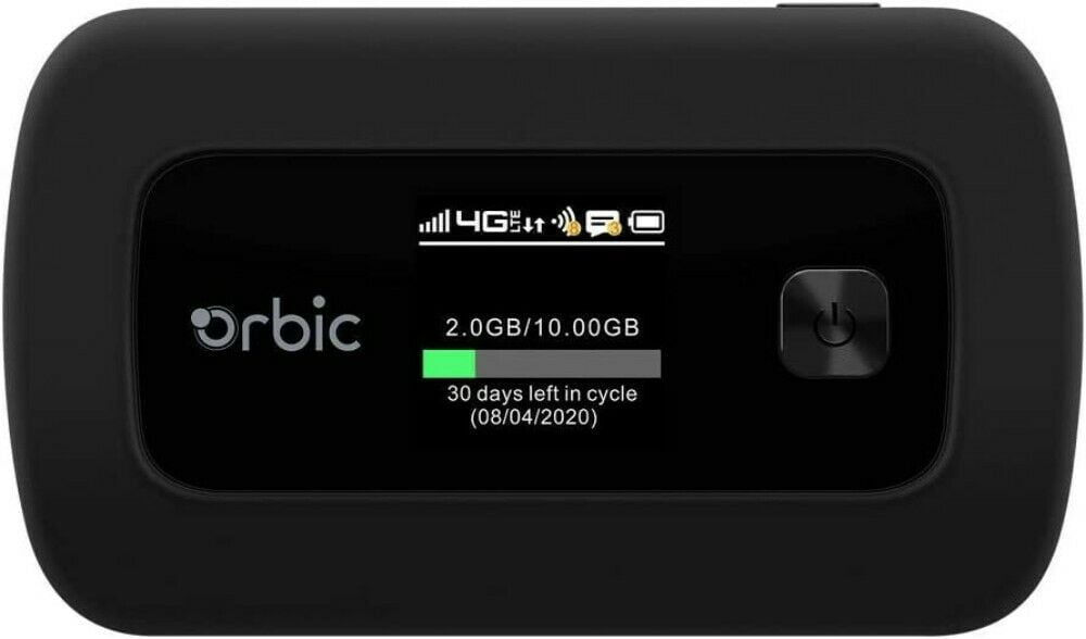 Used Orbic Jetpack Verizon Speed Mobile Hotspot 4g LTE DualBand WiFi