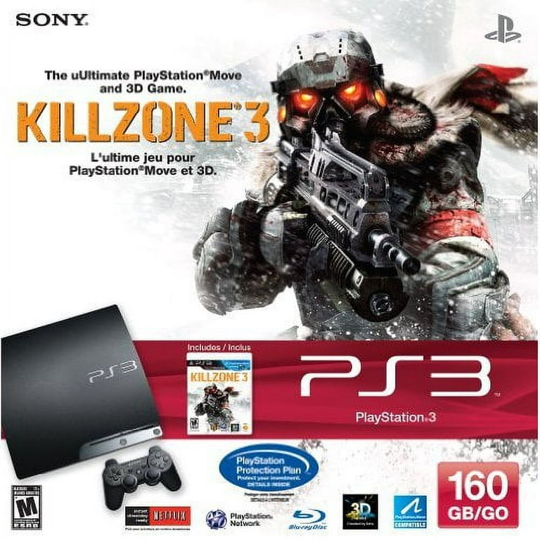 Used PlayStation 3 160GB Killzone 3 Bundle PS3 (Used) - Walmart.com
