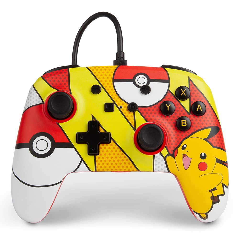 Power A YELLOW POKEMON XBOX CONTROLLER 1511623-01 VGC