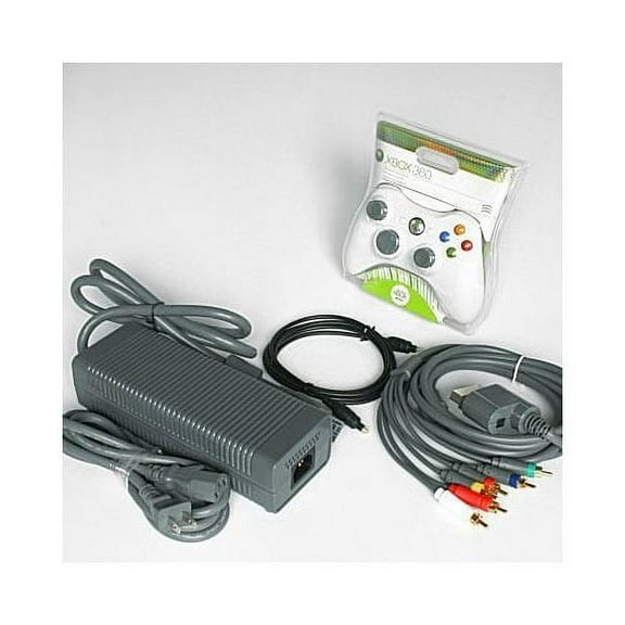 Pre-Owned Used Replacement Power Supply Brick Adapter Cord HD Component AV And Wireless Controller For Microsoft Xbox 360