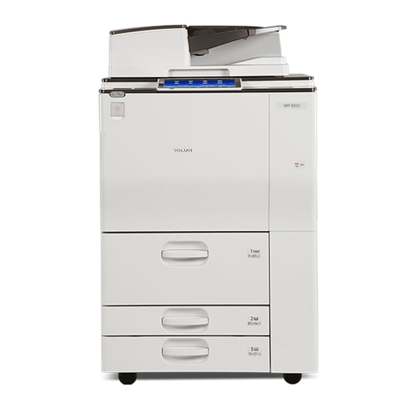 Pre-Owned Used Ricoh Aficio MP 6503 Monochrome Laser Multifunction Printer - A3/A4/A5, 65ppm, Print, Copy, Scan, Duplex, Network, USB, 1200 x 1200 DPI, 2 Trays, Tandem Tray