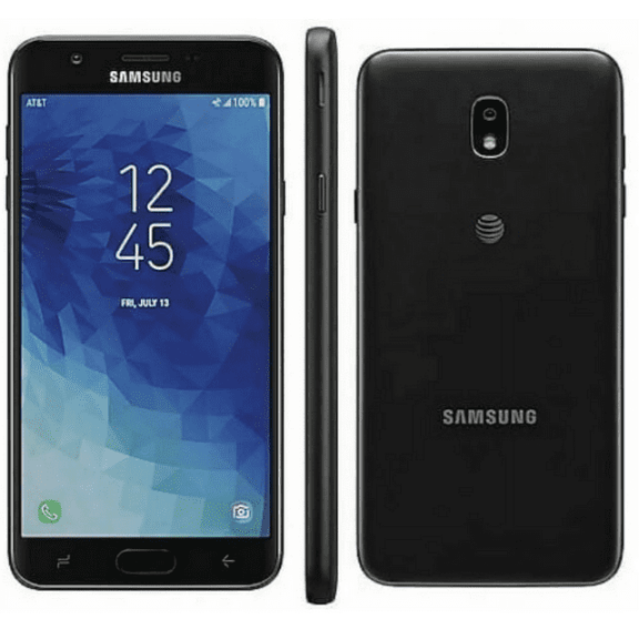 Pre-Owned Used Samsung Galaxy J7 (2018) J737A 16GB Black AT&T Smartphone (Scratch & Dent Used)