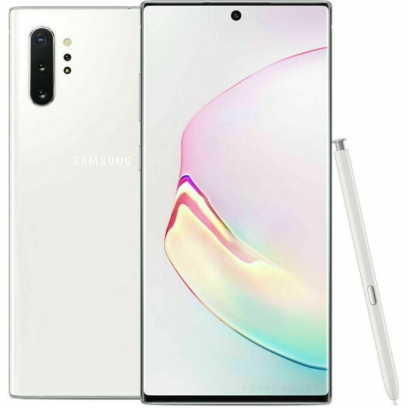 Pre-Owned Used Samsung Galaxy Note 10 Plus 256GB Aura White GSM Unlocked Grade B+