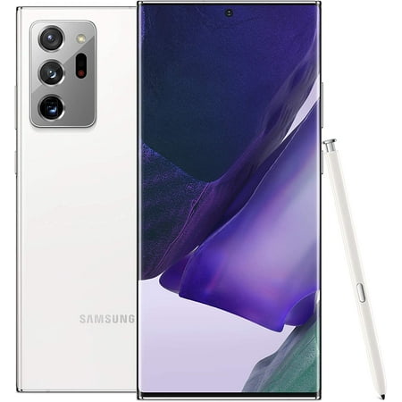Pre-Owned Used Samsung Galaxy Note 20 Ultra 5G N986U 128GB White Unlocked Smartphone (Used )