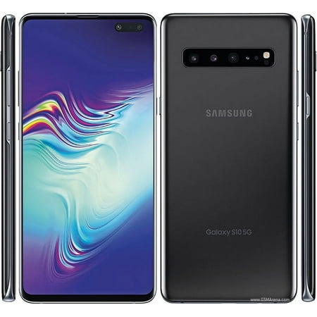 Pre-Owned Used Samsung Galaxy S10 5G G977U 256GB Majestic Black (Verizon Only) 6.7" Smartphone (Scratch & Dent Used)