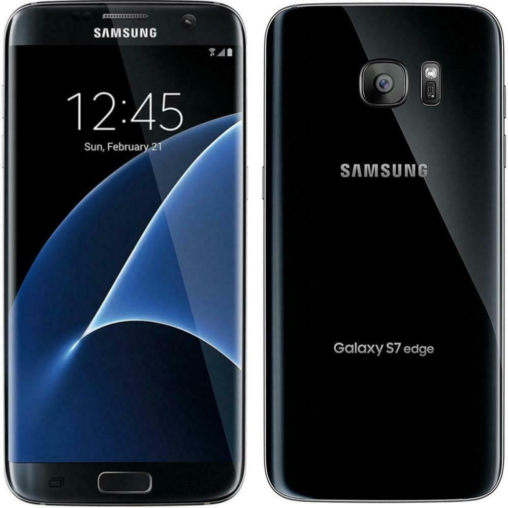 Pre-Owned Used Samsung Galaxy S7 Edge G935V 32GB Black (Verizon Only) 5.5" Smartphone