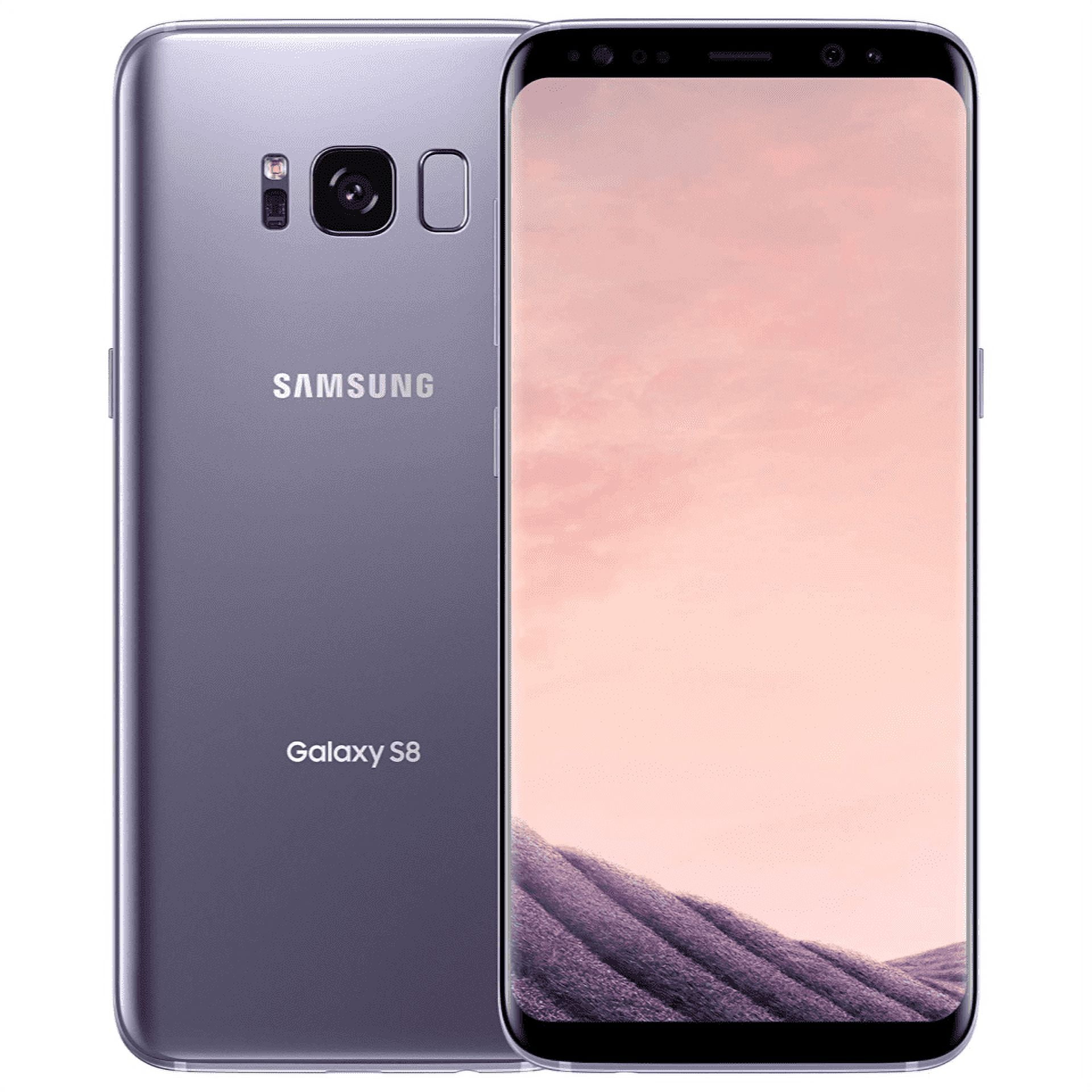 Used Samsung Galaxy S8 - 64GB - Orchid Gray - Fully Unlocked - Verizon /  T-Mobile / Global - Android Smartphone - Grade A (LCD Shadow)