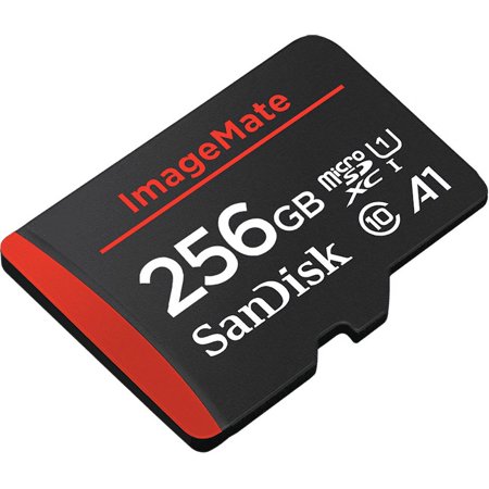 Pre-Owned Used SanDisk SDSQUA4-256G-AW6KA ImageMate 256GB A1 U1 MicroSDXC Memory Card with Adapter