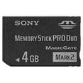 Used Sony Memory Stick Pro Duo Mark 2 Memory Card 4 GB 4GB 4 Gig For Digital Camera Sony