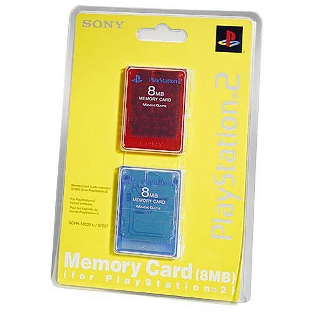 PS2 Original Memory Card 8mb Blue Playstation 2 PS3 For Sale