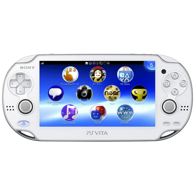 Used Sony PlayStation Vita Wifi Handheld System - White PCH-1001