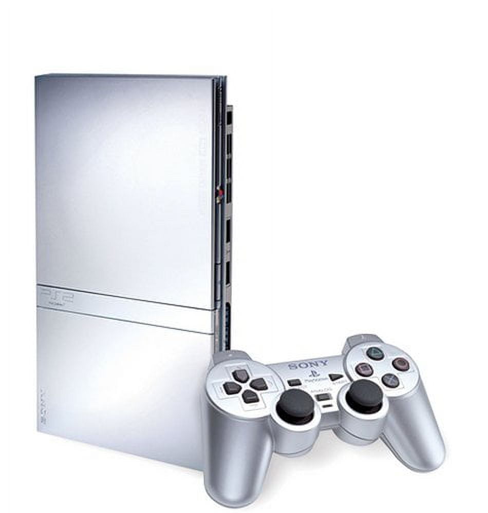 Console PlayStation 2 Slim Prata - Sony - Gameteczone a melhor