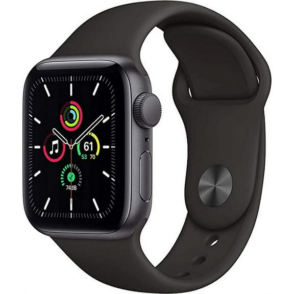 Pre-Owned Used Space Gray Apple Watch Series SE, 44mm, GPS