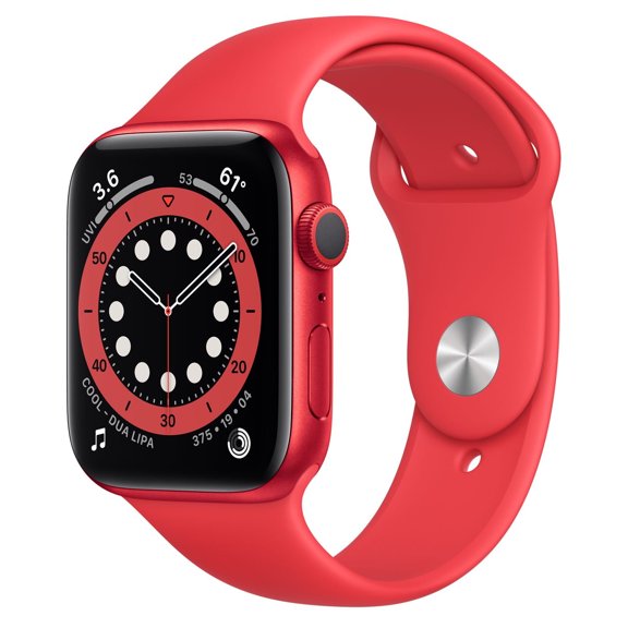 Pre-Owned Used Used Apple Watch Series 6 (GPS) 44mm RED Aluminum Case with RED Sport Band - M00M3LL/A - Grade B