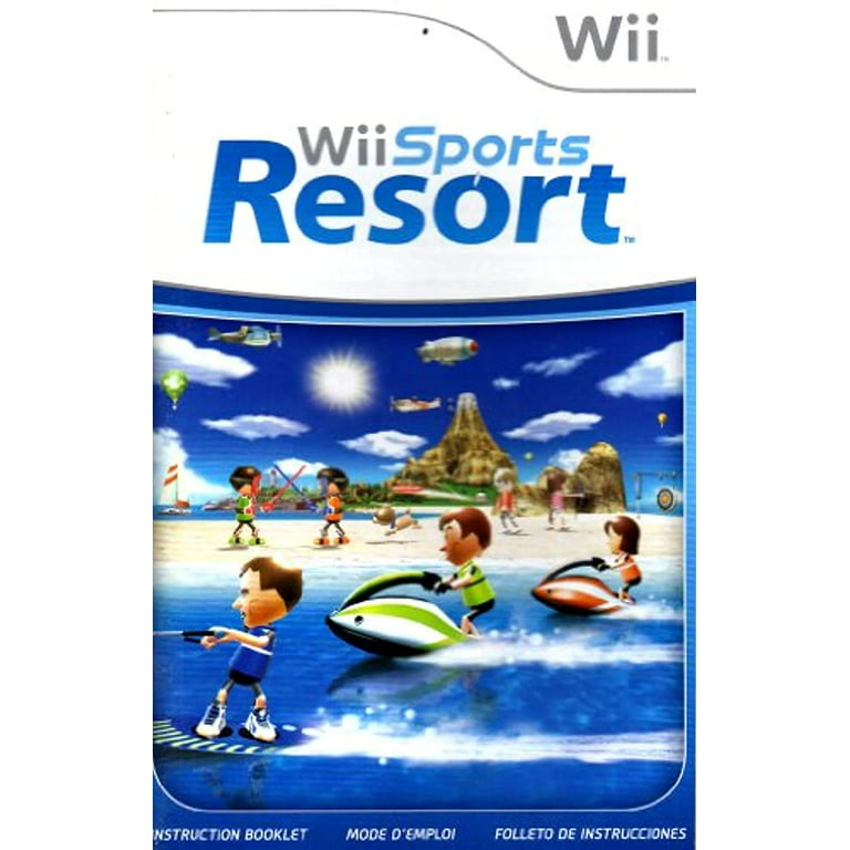 tælle Generelt sagt Udstråle Used Wii Sports Resort Wii Nintendo Wii With Manual And Case (Used) -  Walmart.com