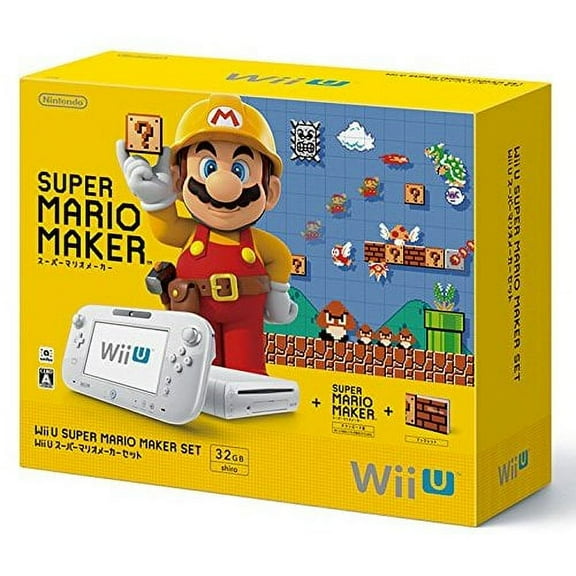 Restored Wii U Super Mario Maker Set White 8GB (Refurbished)