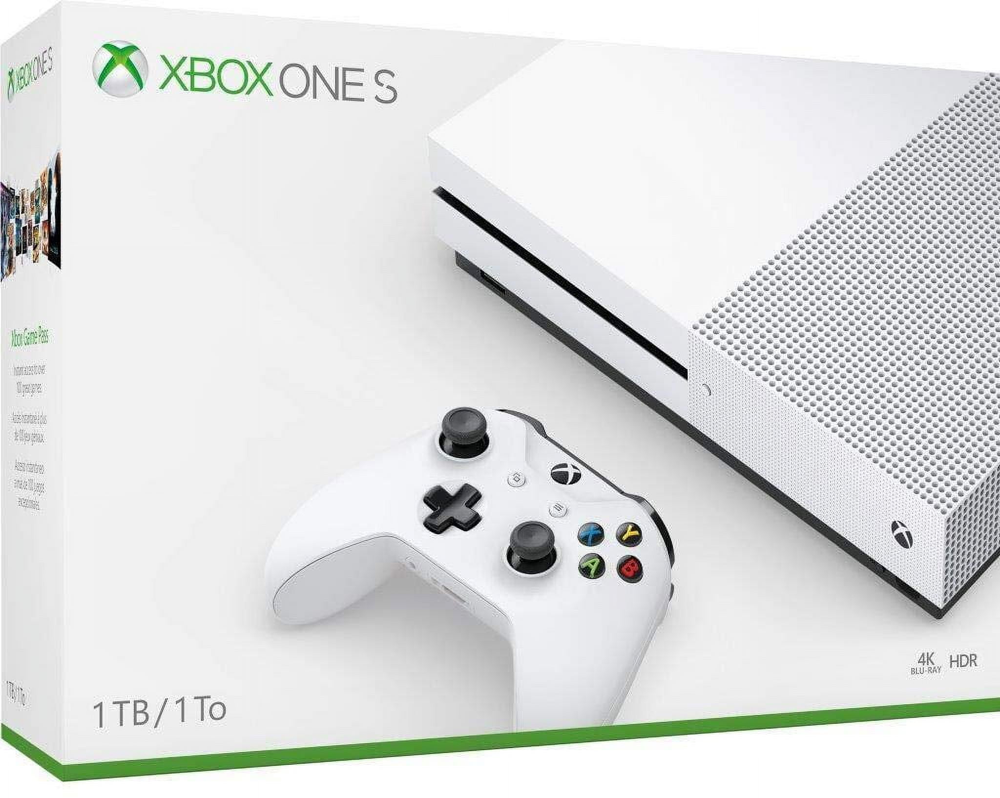 Pre-Owned Used Xbox One S Console with Xbox One Wireless Controller 1TB - Columbia, White