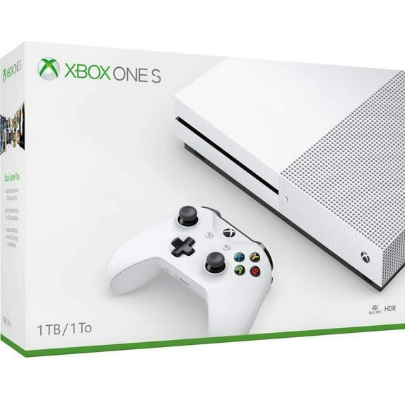 Pre-Owned Used Xbox One S Console with Xbox One Wireless Controller 2TB - US/Canada, White