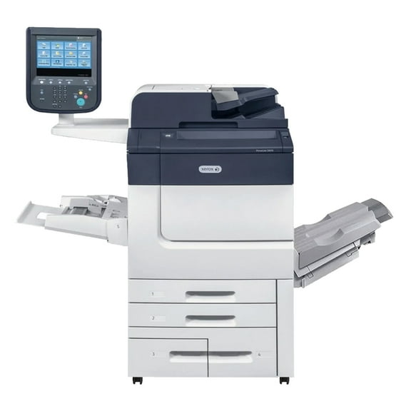 Pre-Owned Used Xerox PrimeLink C9065 Digital Color Laser Production MFP Printer - 70ppm, Print/Copy/Scan/Fax/Email, Auto Duplexing, USB, Network, 2 Trays, High-Capacity Tandem Tray