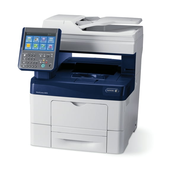 Pre-Owned Used Xerox WorkCentre 6655/X A4 Color Laser Multifunction Printer - 35ppm, Print, Copy, Scan, Fax, USB Direct Print and Scan, Auto Duplex, Network-Ready, 550-sheet Tray