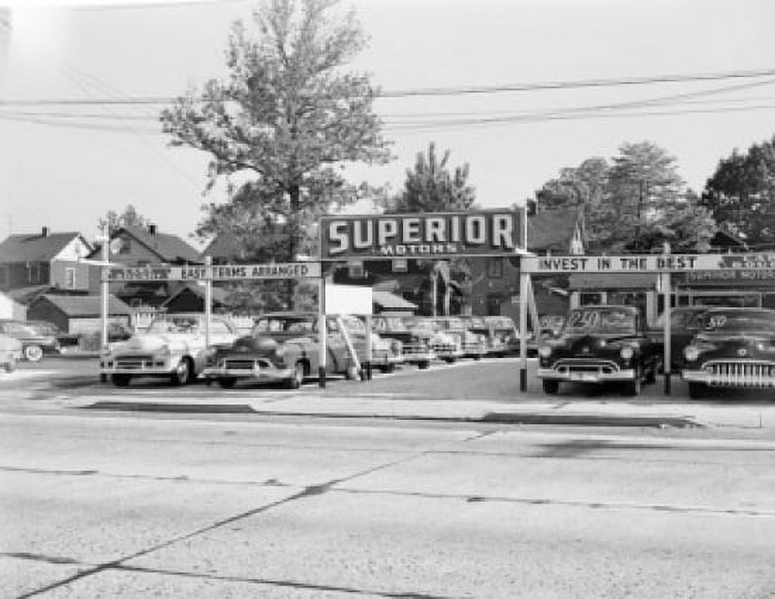 Used car lot Canvas Art - (24 x 36)