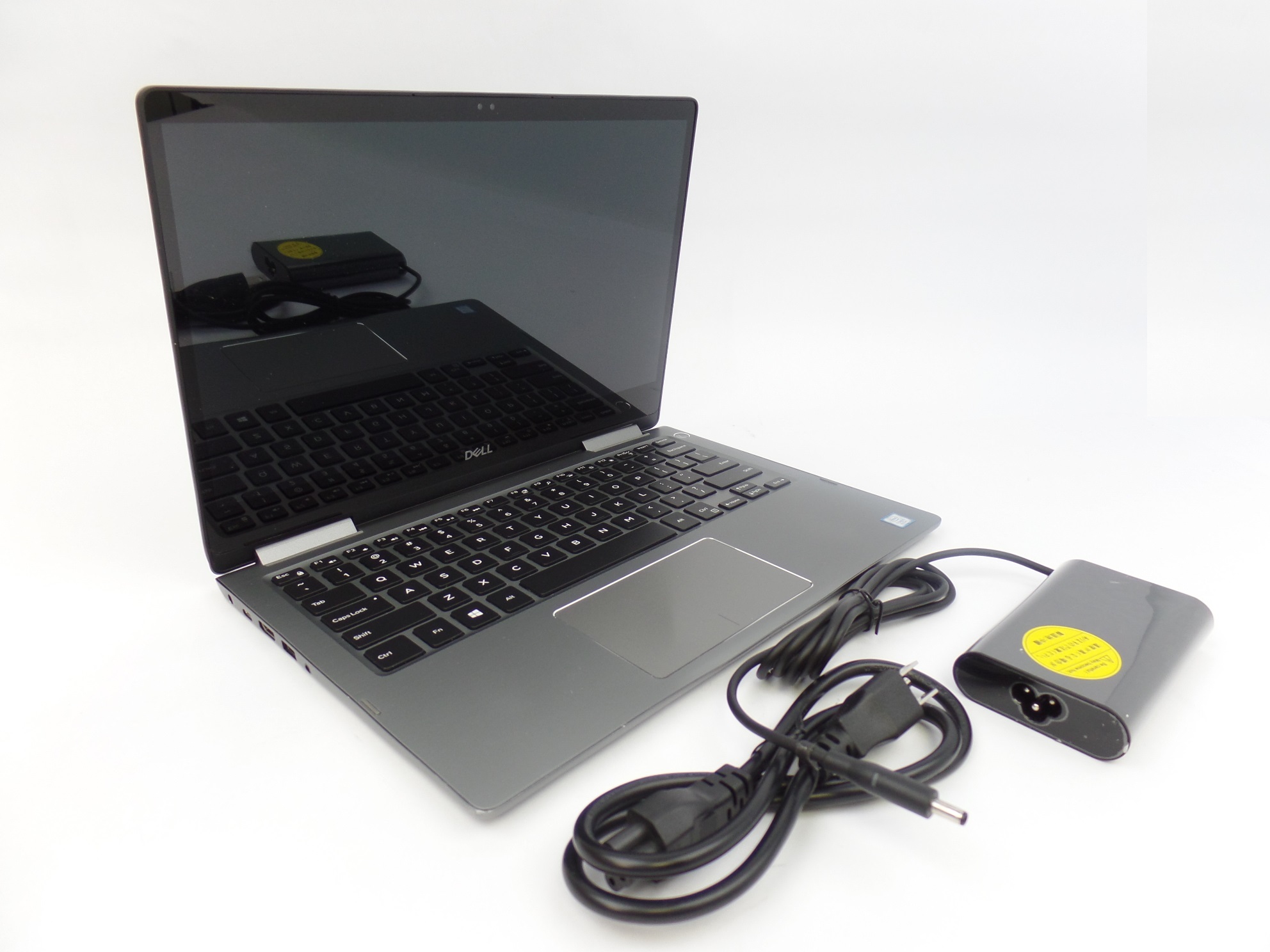 Used (good working condition) Dell Inspiron 7373 13.3" FHD Touch i7-8550U 16GB 256GB SSD W10P 2in1 Laptop U - image 1 of 6