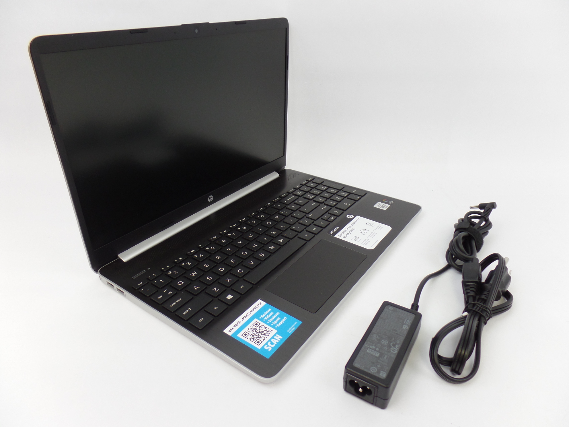Used (good working condition) HP 15-dy1078nr 15.6" HD i7-1065G7 1.3GHz 8GB 256GB SSD Iris Plus W10H Laptop SD - image 1 of 6