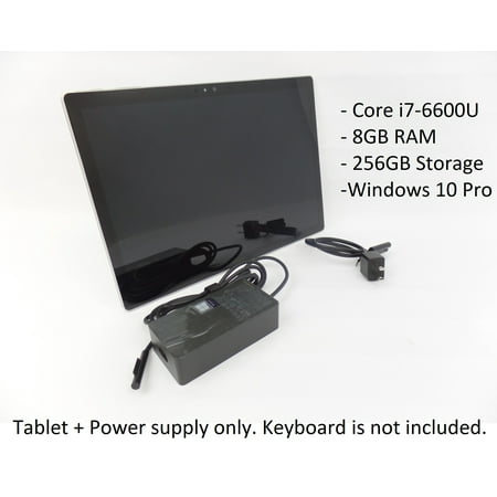 Pre-Owned Used (good working condition) Microsoft Surface Book 1703 13.5" i7-6600U 8GB 256GB W10P Tablet + Power Supply