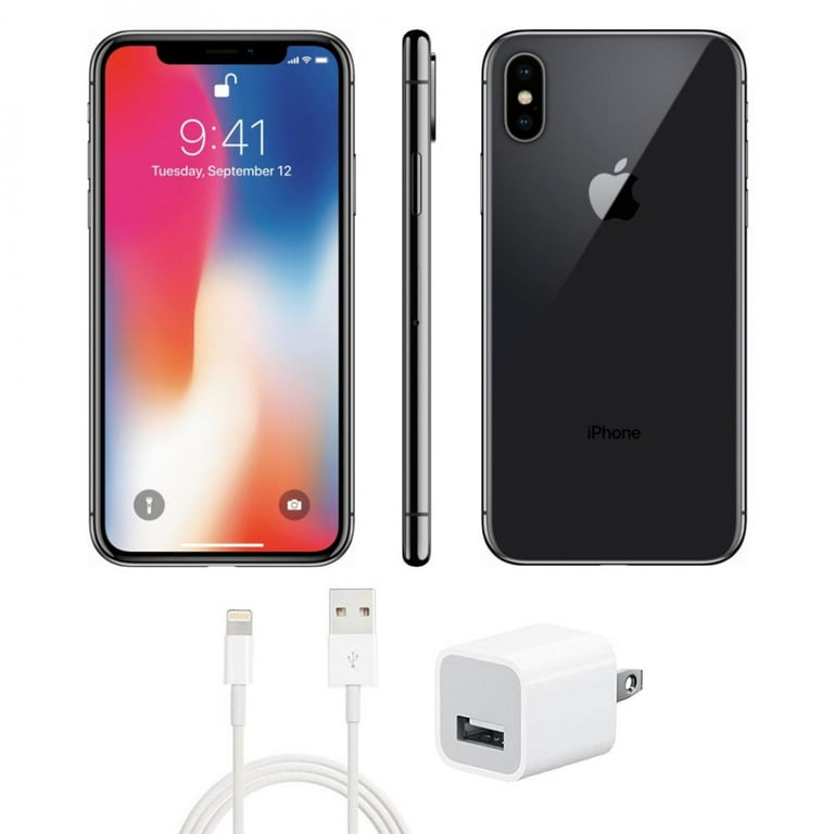 Pre-Owned Apple iPhone X 256GB Unlocked GSM Phone - Space