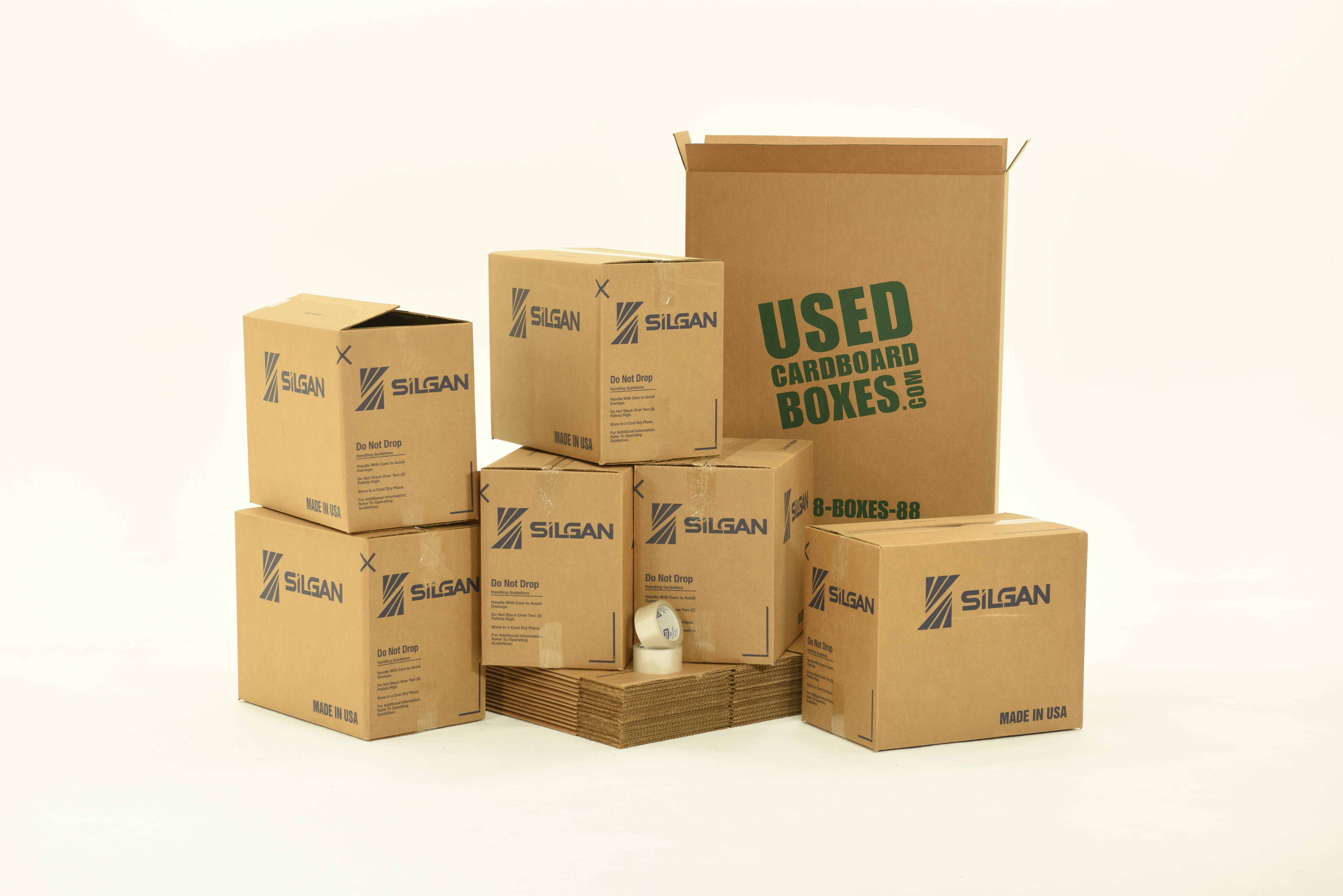 Used cardboard boxes online