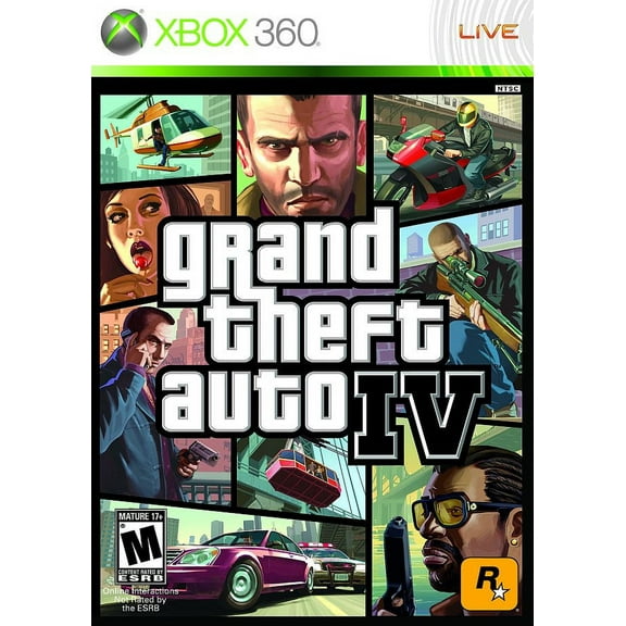 Used Grand Theft Auto IV For Xbox 360 4