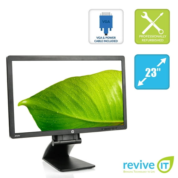 Pre-Owned UsedHP Z Display Z23i 23" Widescreen 1920x1080 16:9 LED Backlit IPS Full HD LCD Monitor VGA DP DVI USB - Grade B