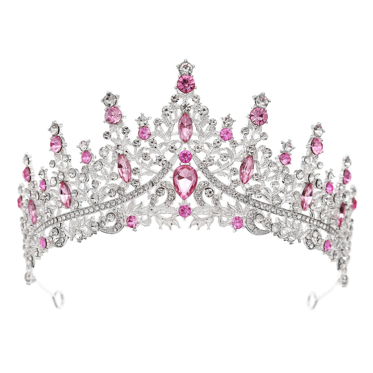 Metal Diamond Royal Queen Crown Princess Tiara Jewel Headband Costume Accessory Metal Diamond Royal Queen Crown Princess Tiara Jewel Headband Costume Accessory