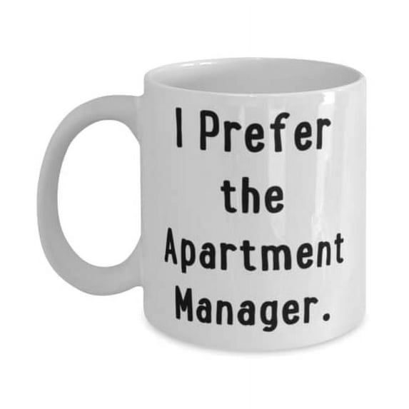 Useful Apartment manager Gifts, I Prefer the Apartment Manager, Brilliant Holiday 15oz Mug Gifts For Coworkers