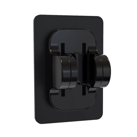 Useful Bathroom Accessories Wall Mounted Self-Adhesive Showerhead Bracket Shower Head Holder Handheld Sprayer Support Sprayer Fixed Base BLACK