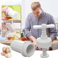 thumbnail image 1 of Useful Garlic Crusher Sharpener with Plastic Case Peeler Press for Kitchen, 1 of 9