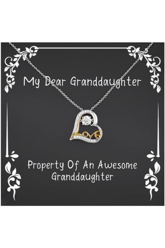 Useful Granddaughter Gifts, Property Of An Awesome, Inspire Love Dancing Necklace For Granddaughter, Jewelry From Grandma, Dance necklace, Dance jewelry, Ballroom dancing necklace, Latin dance