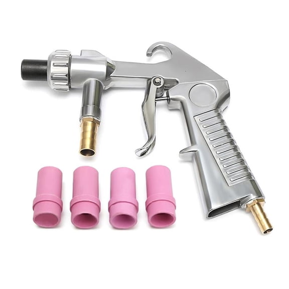 Useful Sand Blaster Gun Kit for w/ Nozzle Tip Abrasive Pneumatic Tool for Sand G