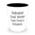 thumbnail image 1 of Useful Social worker Gifts, Dedicated Social Worker Even From a, Social worker Shot Glass From Boss, Ceramic Cup For Men Women, Birthday shot glass gift set, Personalized birthday shot glass, Engraved, 1 of 1