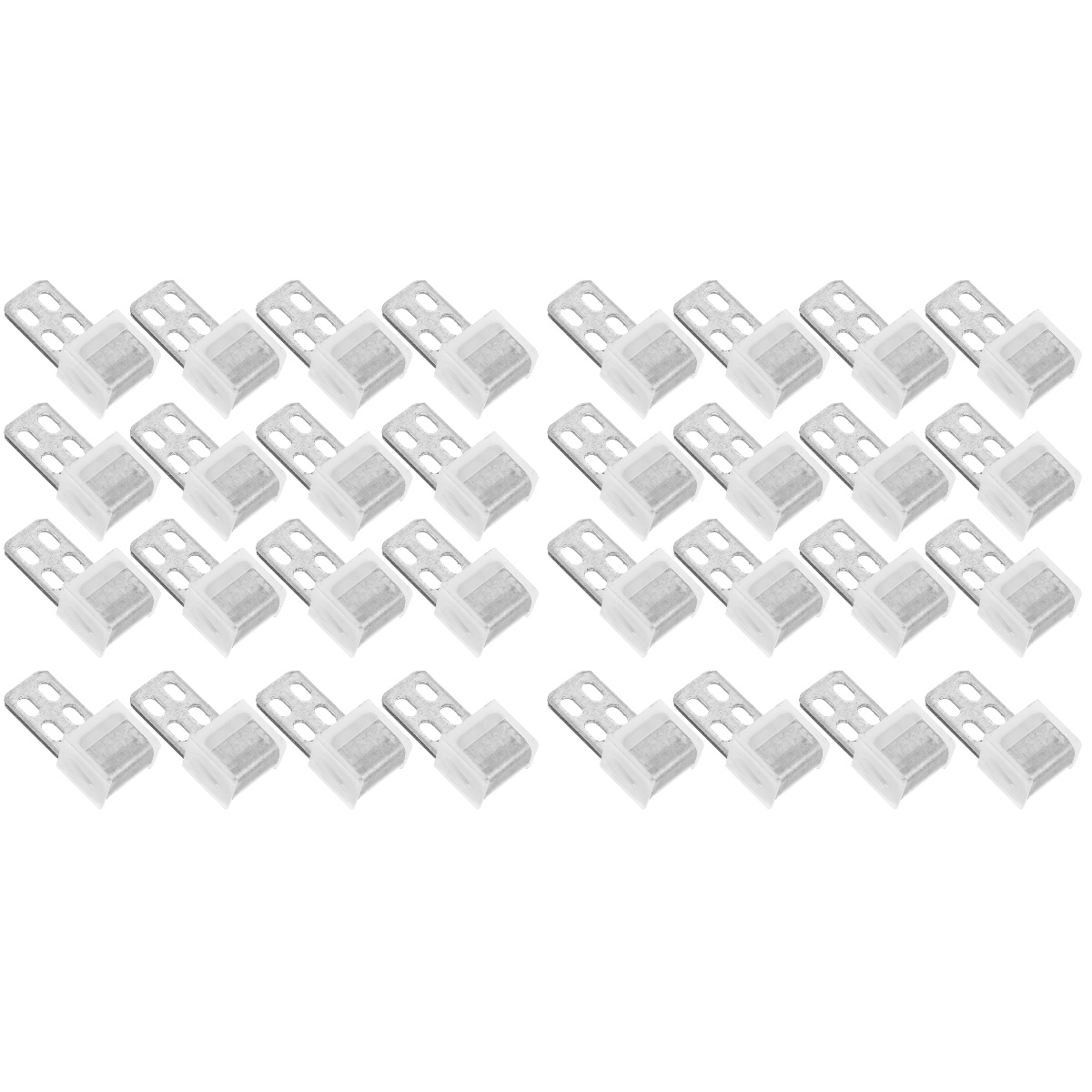 Useful Sofa Spring Clip Bed Replacement Parts 40 Pcs Accessories Iron Rubber Sofas Furniture